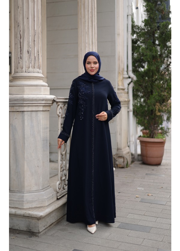 Asude Model Lacivert Ferace