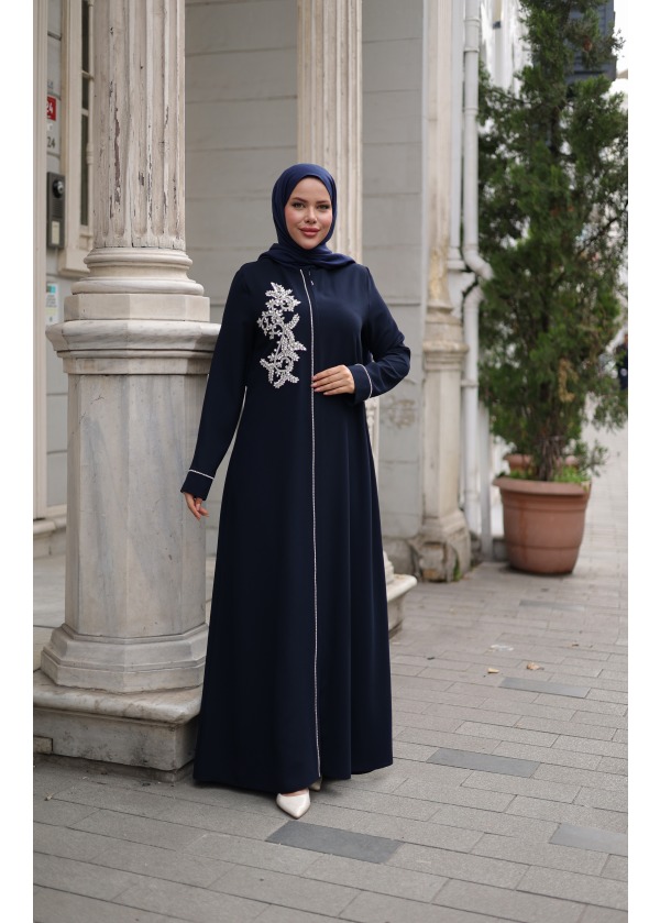 Açelya Model Lacivert Ferace